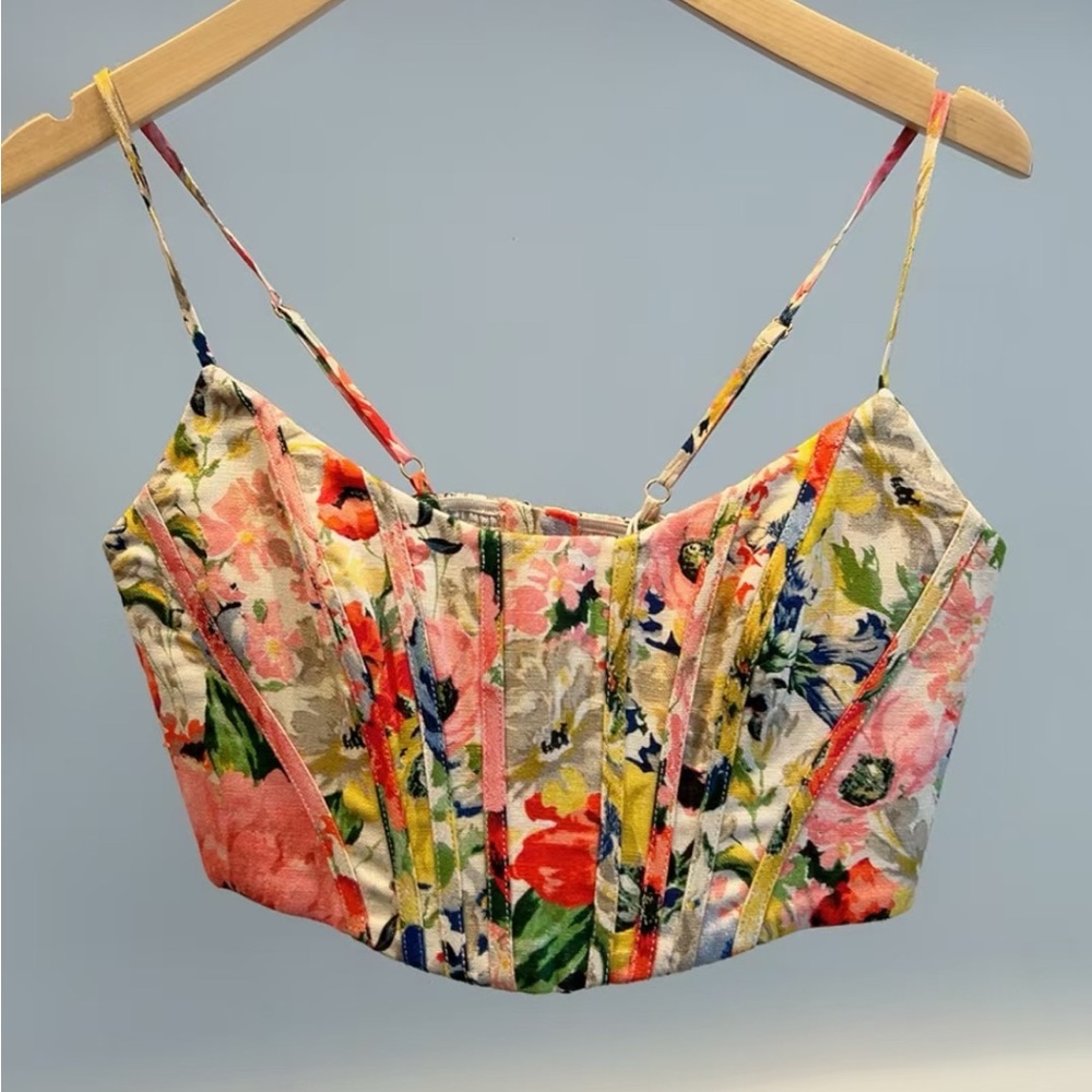 Zimmermann Floral Alight corset - Multicolor